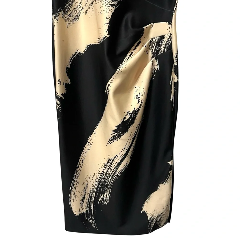 Donna Karen New York Brushstroke Scuba Sheath Dress Size 8 - Picture 8 of 14